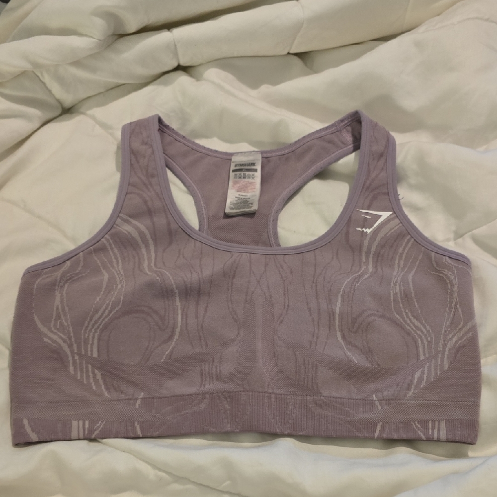 Gymshark Purple Racerback Sports Bra